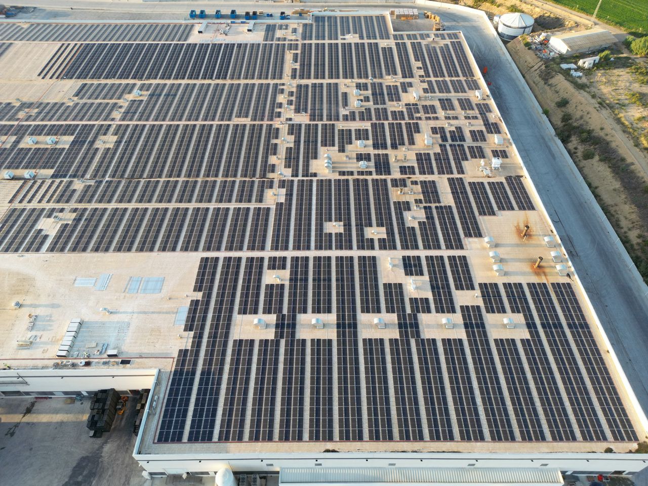 Solar panel installation for Litera Meat