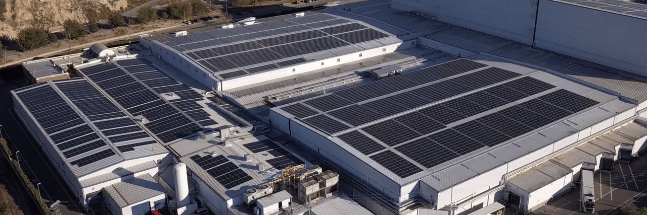 Solar panel installation for Virto España